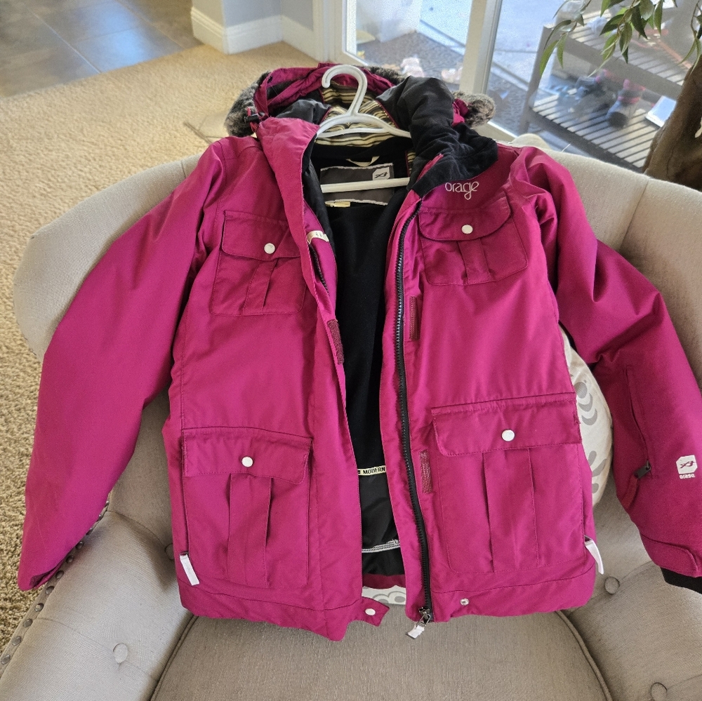 Winter snow jacket coat